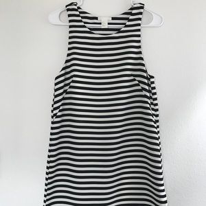 H&M Sleeveless Striped Shift Dress